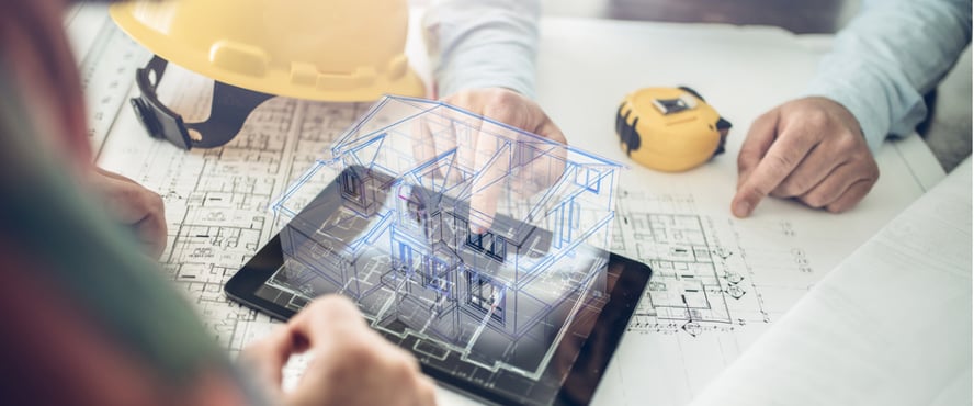 Asite_Blog_BIM_in_North_America_Benefits,_Objections_Outlook_Model_Tablet
