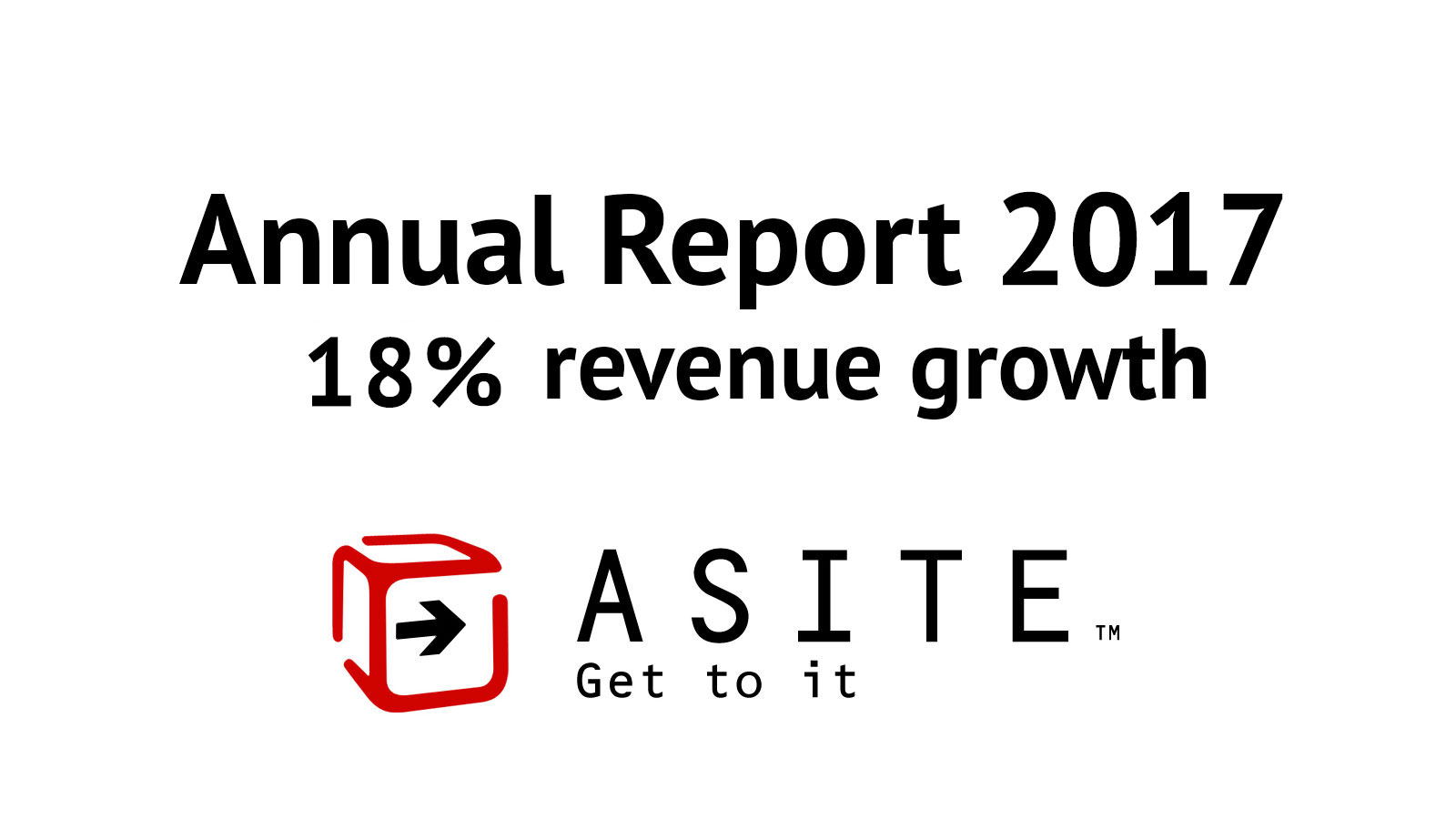 Asite announces 18% revenue growth in its 2017 Annual Report