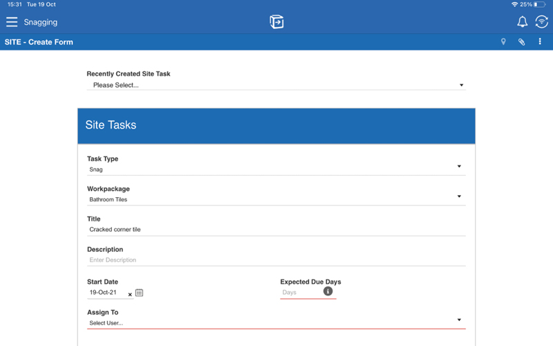 Improve Defect Quality with Integrated Site Tasks App
